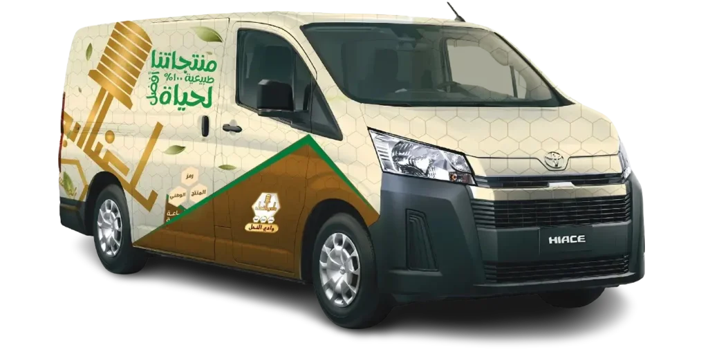 Vehicle branding EN 3 1111111111 - وكالة العمري للدعاية والإعلان -